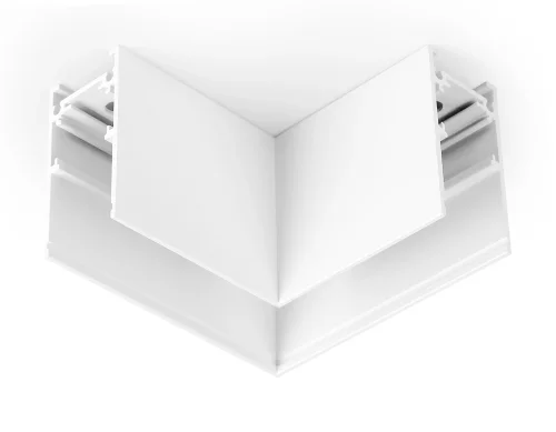 Коннектор угловой для накладного шинопровода Magnetic GL3369 Ambrella light белый в стиле  для светильников серии Magnetic накладной магнитный