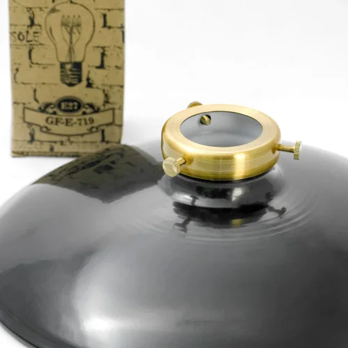 Светильник подвесной Glen Cove LSP-9604-3 Lussole чёрный 3 лампы, основание чёрное в стиле лофт  фото 3