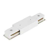 Коннектор для шинопровода (трека) Single phase track system Unity TRA001CB-11W Maytoni белый в стиле для светильников серии Single phase track system Unity накладной unity однофазная