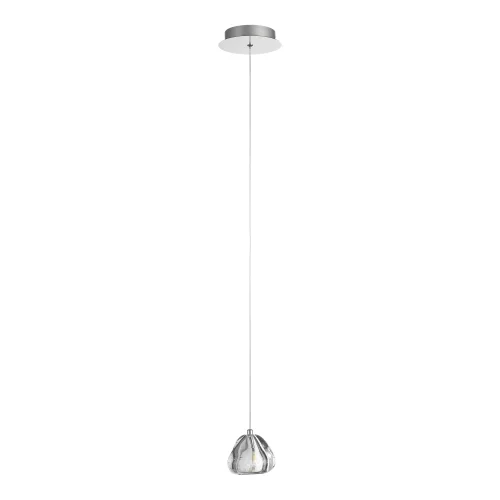 Светильник подвесной LED Waterfall SL6017.101.01 ST-Luce прозрачный 1 лампа, основание хром в стиле современный 