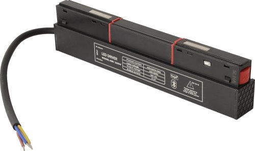 Драйвер для магнитного шинопровода 48V, 100W CLT 0.203 08 BL SMART Crystal Lux чёрный в стиле современный для светильников серии Спейс (Space) магнитный Драйвер для магнитного шинопровода 48V, 100W CLT 0.203 08 BL SMART Crystal Lux чёрный в стиле современный для светильников серии Спейс (Space) магнитный