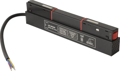 Драйвер для магнитного шинопровода 48V, 100W CLT 0.203 08 BL SMART Crystal Lux чёрный в стиле современный для светильников серии Спейс (Space) магнитный Драйвер для магнитного шинопровода 48V, 100W CLT 0.203 08 BL SMART Crystal Lux чёрный в стиле современный для светильников серии Спейс (Space) магнитный