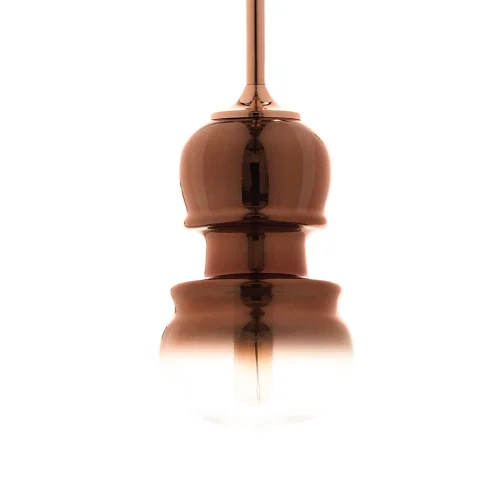 Светильник подвесной Sonata 6698 Mantra прозрачный медь 1 лампа, основание медь в стиле современный выдувное фото 2