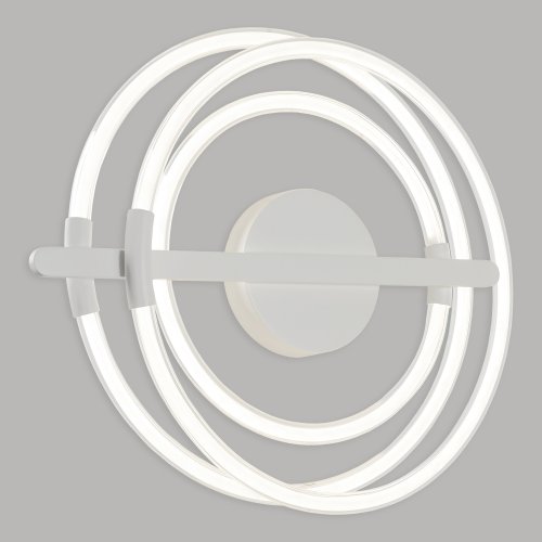 Светильник потолочный LED River LSP-4003 Lussole белый на 1 лампу, основание хром в стиле современный 