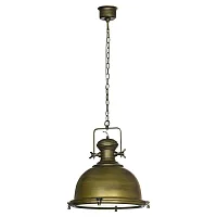 Светильник подвесной лофт LSP-9612 Lussole бронзовый 1 лампа, основание бронзовое в стиле лофт 