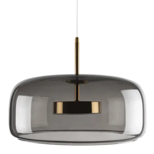 Светильник подвесной LED Dauphin 10041B LOFT IT чёрный 1 лампа, основание золотое в стиле современный выдувное фото 3