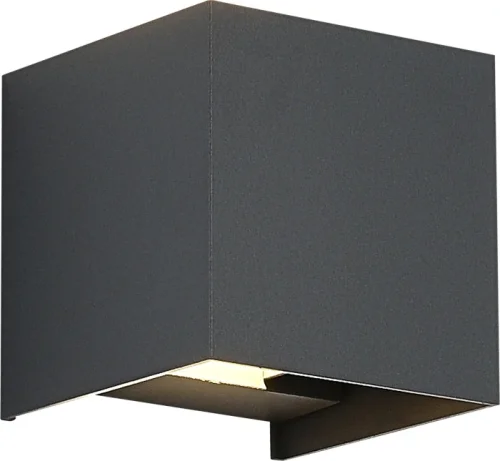 Настенный светильник LED уличный Brik SL9513.701.01 ST-Luce уличный IP65 серый на 1 лампу, плафон серый в стиле хай-тек современный LED фото 2