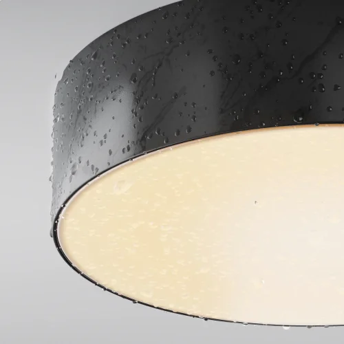 Потолочный светильник уличный LED Zon IP O431CL-L30B3K Maytoni уличный IP65 чёрный на 1 лампу, плафон белый чёрный в стиле хай-тек современный LED фото 3