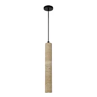 Светильник подвесной LED Cottero 2215/34 SP-5 Divinare бежевый на 1 лампу, основание чёрное в стиле современный лофт 