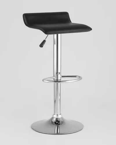 Стул барный hi-tec NEW, черный NP (набор 2 шт) УТ000038605 Stool Group, /экокожа, ножки/металл/, размеры - 630*830**** фото 2