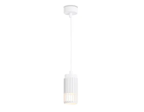 Светильник подвесной TN51693 Ambrella light белый на 1 лампу, основание белое в стиле хай-тек современный 