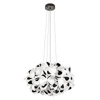Люстра подвесная Слизия / Clizia 10595/530 Black LOFT IT чёрная белая на 3 лампы, основание в стиле 
