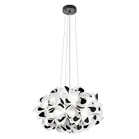 Люстра подвесная Слизия / Clizia 10595/530 Black LOFT IT белая чёрная на 3 лампы, основание в стиле современный арт-деко Люстра подвесная Слизия / Clizia 10595/530 Black LOFT IT белая чёрная на 3 лампы, основание в стиле современный арт-деко