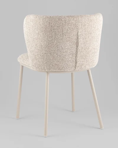 Стул Stag, светло-серый, серые ножки УТ000040245 Stool Group, серый/шенилл, ножки/металл/серый, размеры - *750**** фото 4