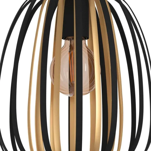 Светильник подвесной Encinitos 99665 Eglo золотой чёрный 1 лампа, основание золотое чёрное в стиле современный  фото 3