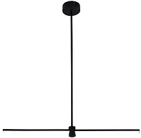 Светильник подвесной LED с пультом Hanger 4176-1P F-promo чёрный 1 лампа, основание чёрное в стиле современный линейный с пультом