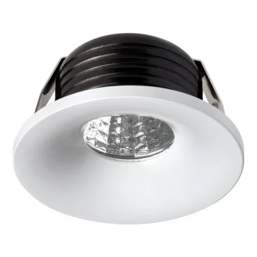 Светильник точечный LED DOT 357700 Novotech белый на 1 лампу, основание белое в стиле современный 