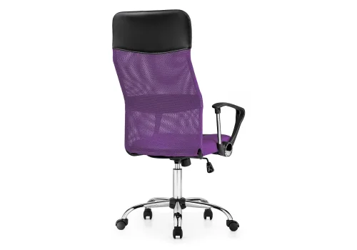 Компьютерное кресло Arano фиолетовое 1646 Woodville, фиолетовый/ткань искусственная кожа, ножки/металл/хром, размеры - *1320***650*650 фото 5