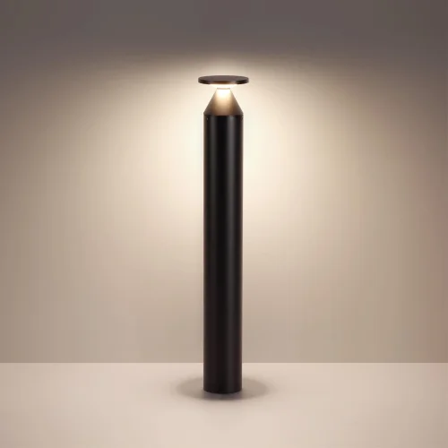 Парковый светильник LED Coil 7119/12GLA Odeon Light уличный IP65 чёрный на 1 лампу, плафон чёрный в стиле хай-тек современный LED фото 3