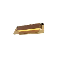 Бра LED Flat MOD296WL-L6BC3K Maytoni коричневый на 1 лампу, основание чёрное в стиле хай-тек современный 