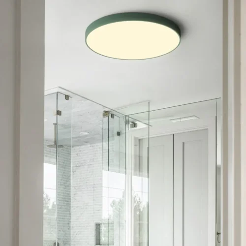 Светильник потолочный DISC COLOR D50 Grey 193116-26 ImperiumLoft белый на 1 лампу, основание серое в стиле современный фото 12
