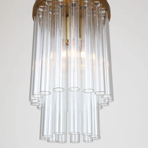 Светильник подвесной Rubum 4203-1P Favourite прозрачный 1 лампа, основание латунь в стиле классический  фото 5