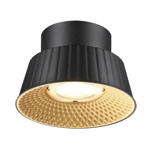 Светильник накладной LED Mali 6643/6CL Odeon Light чёрный 1 лампа, основание чёрное в стиле хай-тек круглый фото 3