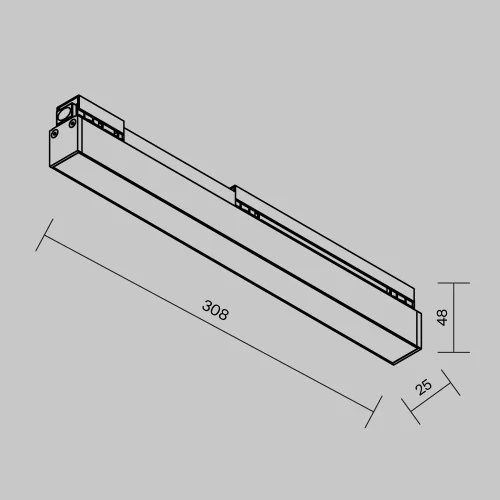 Трековый светильник LED уличный Exility IP O-TR02-1-S-12WB3K Maytoni чёрный для шинопроводов серии Exility IP чёрный фото 10