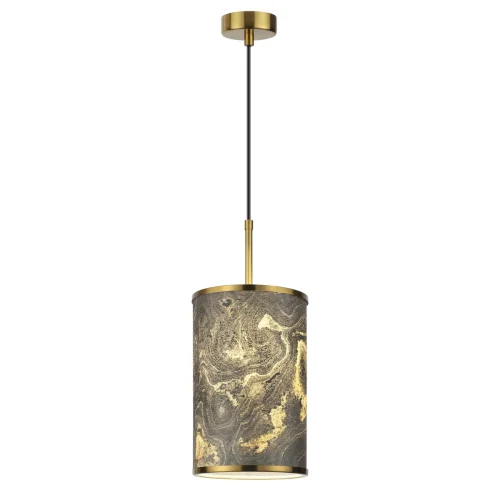 Светильник подвесной Bergi 5064/1A Odeon Light серый 1 лампа, основание античное бронза в стиле современный  фото 5