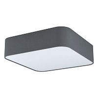 Светильник потолочный Pasteri Square 99092 Eglo серый 5 ламп, основание серое в стиле модерн квадраты