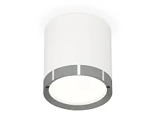 Светильник накладной XS8141006 Ambrella light белый 1 лампа, основание белое в стиле хай-тек круглый