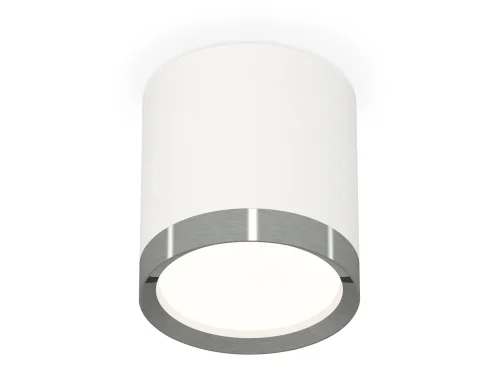 Светильник накладной XS8141006 Ambrella light белый 1 лампа, основание белое в стиле хай-тек круглый