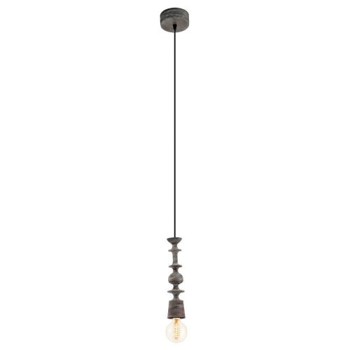 Светильник подвесной Avoltri 49375 Eglo без плафона 1 лампа, основание чёрное патина в стиле кантри 