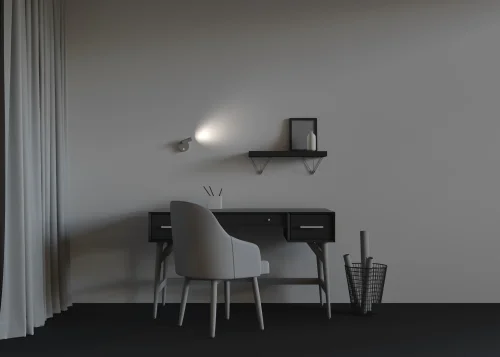 Бра с выключателем LED Twist C079WL-L3W3K Maytoni белый на 1 лампу, основание белое в стиле современный хай-тек для чтения фото 8