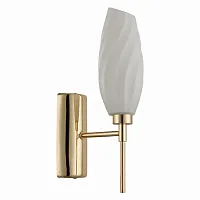 Бра Shivon 6518/1W Lumion белый 1 лампа, основание золотое в стиле классический 