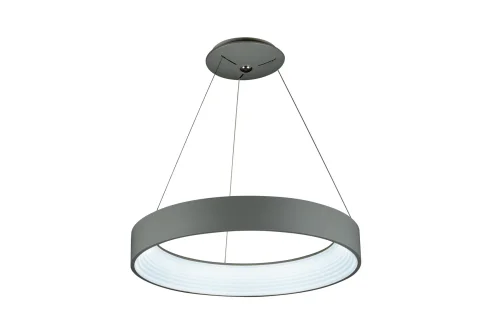 Светильник подвесной LED Bend 8330R-GR iLedex серый 1 лампа, основание серое в стиле современный хай-тек  фото 3