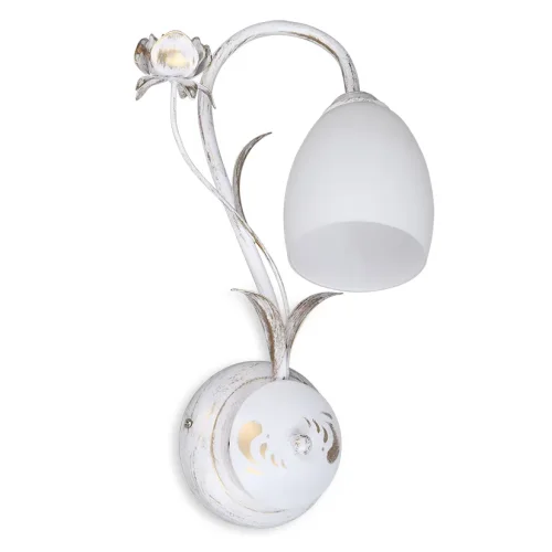 Бра V1538/1A Vitaluce белый на 1 лампу, основание белое в стиле современный 