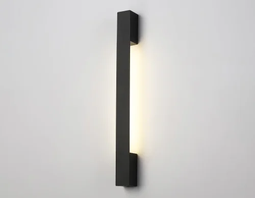 Бра LED FW4412 Ambrella light чёрный на 1 лампа, основание чёрное в стиле современный хай-тек  фото 3