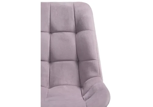 Компьютерное кресло Келми 1 светло-лиловый / белый 518293 Woodville, фиолетовый/велюр, ножки/пластик/белый, размеры - *880***510*610 фото 6