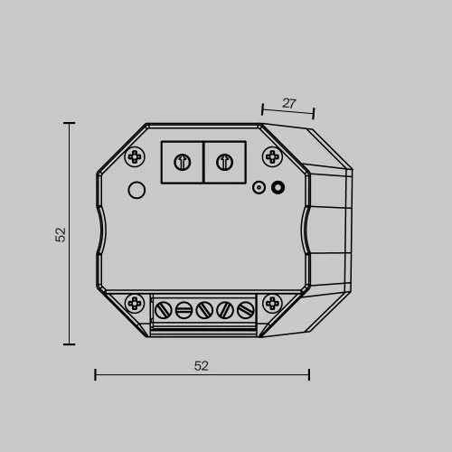 Конвертер Wi-Fi RF - DALI RGB-MIX 721005 Maytoni на 1 , основание белое в стиле конвертер dali фото 2