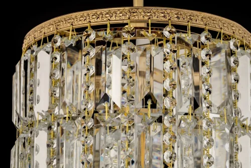 Светильник потолочный Stella E 1.5.20.102 G  Arti Lampadari прозрачный 1 лампа, основание золотое в стиле классический  фото 4