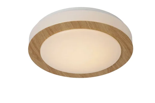 Светильник потолочный DIMY LED 79179/12/72 Lucide белый 1 лампа, основание коричневое белое в стиле современный 
