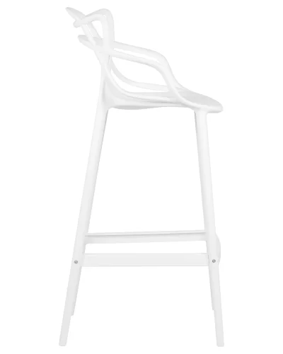 Стул барный 601CPP-LMZL MASTERS BAR, цвет сиденья белый (W-02) Dobrin, белый/, ножки/пластик/белый, размеры - ****480*515 фото 3
