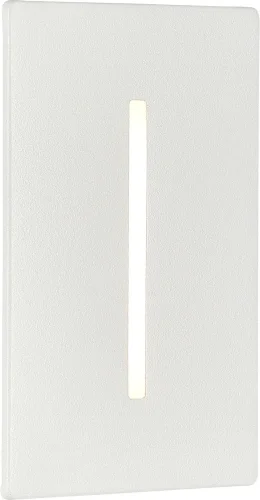 Встраиваемый светильник LED уличный Slim SL9519.508.01 ST-Luce уличный IP54 белый на 1 лампу, плафон белый в стиле современный хай-тек LED