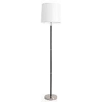 Торшер Rodos A2589PN-1SS Arte Lamp  белый 1 лампа, основание матовое серебро в стиле современный
