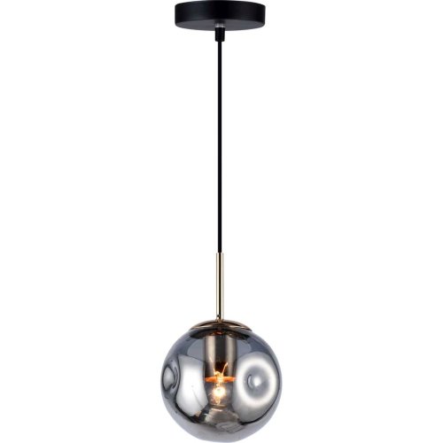 Светильник подвесной Rise 2033/06/01P Stilfort серый 1 лампа, основание бронзовое в стиле современный выдувное
