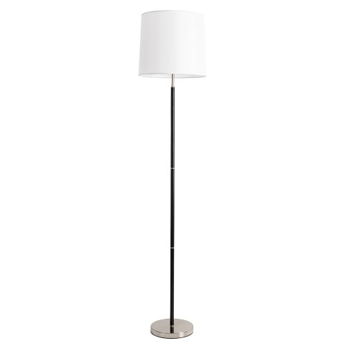 Торшер Rodos A2589PN-1SS Arte Lamp  белый 1 лампа, основание матовое серебро в стиле современный
