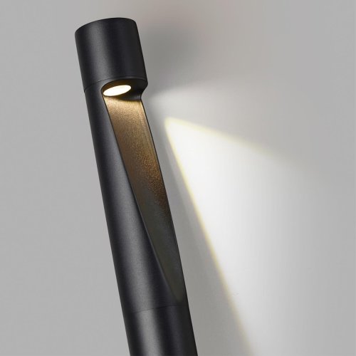 Парковый светильник ЛЕД Frankie 7206/5GL Odeon Light уличный IP65 чёрный на 1 лампу, плафон чёрный в стиле хай-тек ЛЕД фото 4 Парковый светильник ЛЕД Frankie 7206/5GL Odeon Light уличный IP65 чёрный на 1 лампу, плафон чёрный в стиле хай-тек ЛЕД фото 4