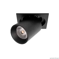 Светильник точечный LED Apex 10327/D Black LOFT IT чёрный 1 лампа, основание чёрное в стиле хай-тек современный квадратный трубочки