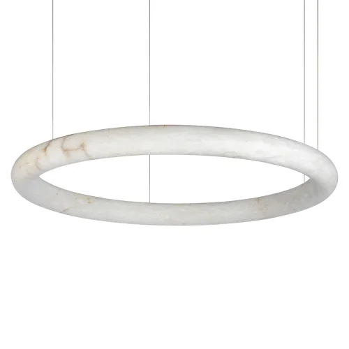 Светильник подвесной LED Oslo 10407/1000 LOFT IT белый на 1 лампу, основание бронзовое в стиле современный кольца фото 5